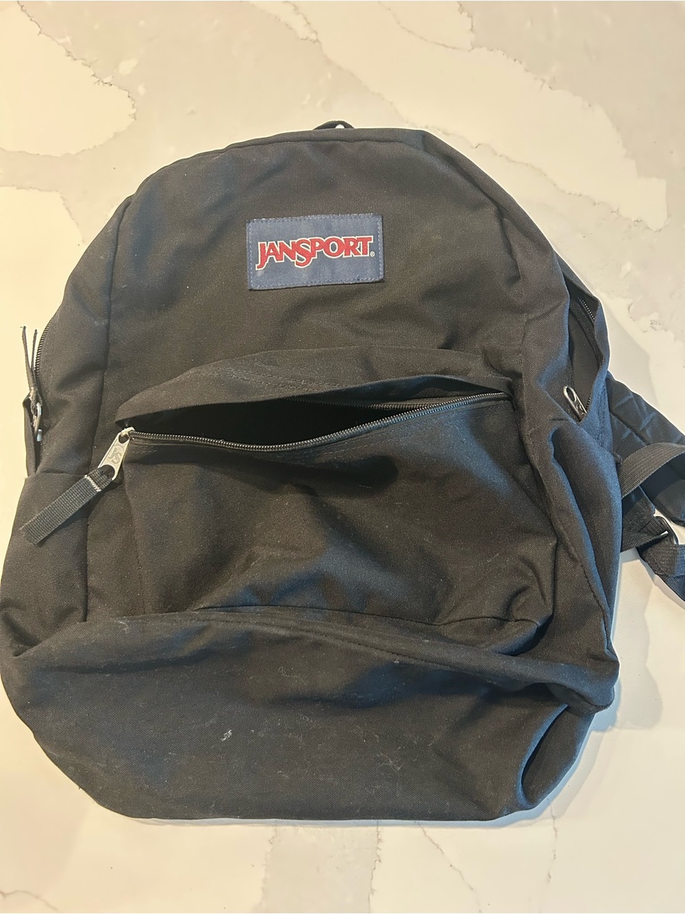 Jansport Black Everyday Backpack with Front Pocket